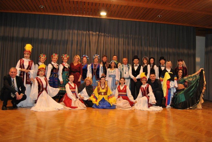 белорусская делегация после концерта в Филлахе