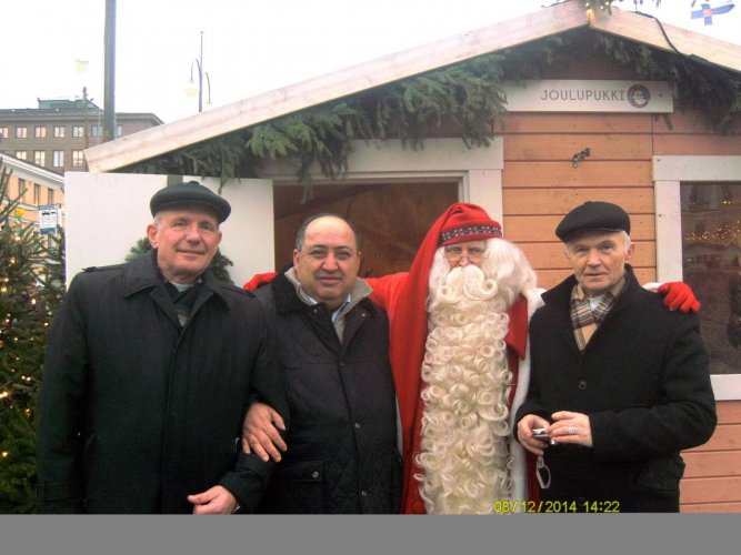 накануне Рождества и Нового года с финским Дедом Морозом в г.Хельсинки